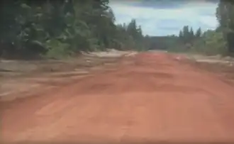 Weg bij Pikin Saron, vernieuwd in 2016