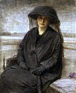 Rouwende vrouw, ca. 1890