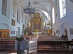 Interieur van deze kerk