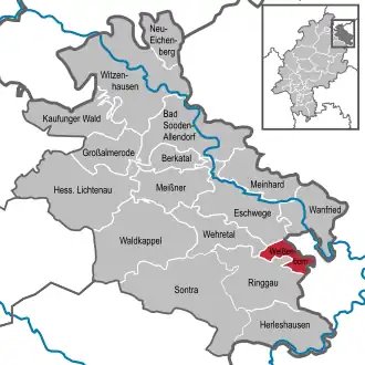 Kaart van Weißenborn