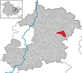 Kaart van Weißenborn