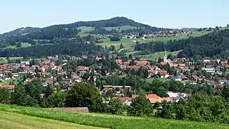 Weiler im Allgäu, de hoofdplaats van de gemeente