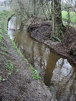 Grote Valkse Beek vanaf dorp in oostelijke richting