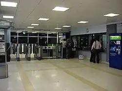 De stationshal uit 2006.