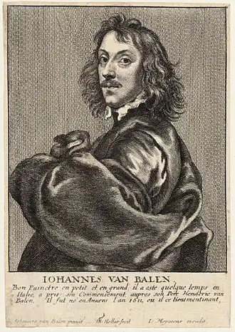 Jan van Balen in het Het Gulden Cabinet, p 119