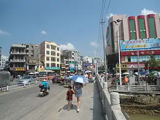 Straat in Wenchang