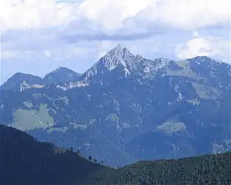 De Wendelstein gezien vanuit het westen