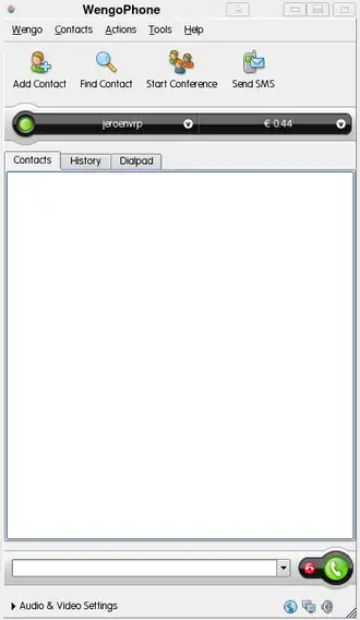 WengoPhone 2.1 op Linux