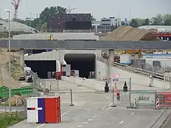 Tunnelentree (zuid), 2014