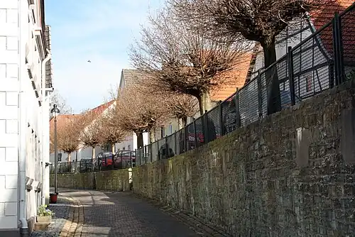 Restant van de oude stadsmuur