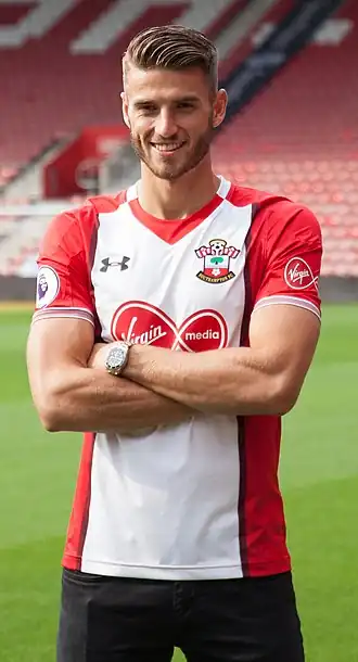 Hoedt bij Southampton in 2017