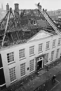 West-Indisch Huis na de brand in 1975