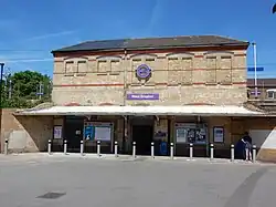 De zuidelijke ingang.