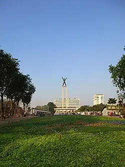 Het bevrijdingsmonument op Lapangan Banteng (1980)