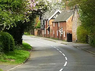 Hoofdstraat van West Leake