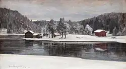 'Winterlandschap bij Kymmene', 1899