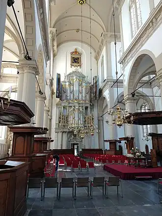 Het interieur van de Westerkerk