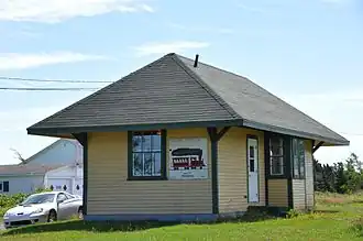 Voormalig stationsgebouw van Western Bay uit het begin van de 20e eeuw[1]