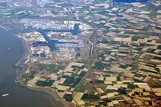 Sloegebied richting noordwest (19 April 2023)