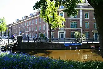 De hoek Lijnbaansgracht, Westerstraat (mei 2010)