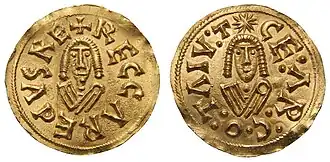 {Munt van Reccared. Münzkabinett, Berlijn