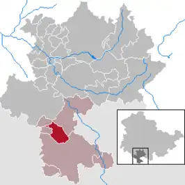 Kaart van Westhausen