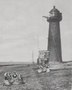 Noorderhoofd met houten bijgebouw (1910)