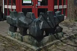 Sculptuur zonder titel in Westland