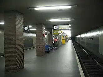 Perron van station Westphalweg