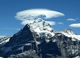 de Wetterhorn boven Grindelwald