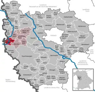 Kaart van Wettringen