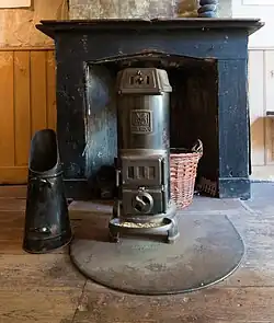 Kachel in het achtervertrek