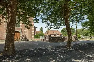 Toegang tot het kerkhof