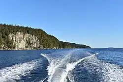 De White Bay gezien vanop een boot