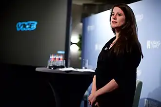 Wiegertje Postma bij de NVJ Nacht van de Journalistiek 2015