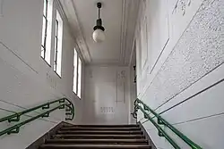 Een van de trappen van Otto Wagner.