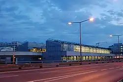 De noordzijde van het station.