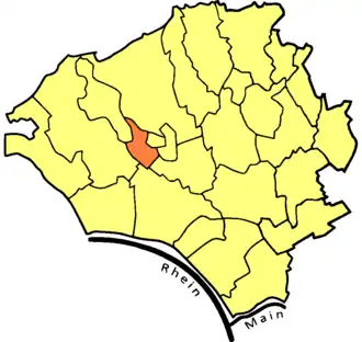 Kaart van Rheingauviertel