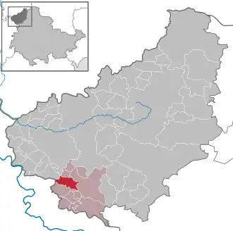 Kaart van Wiesenfeld