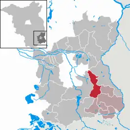 Kaart van Wiesengrund