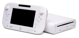 Witte console en GamePad