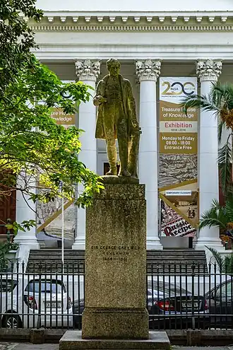 Standbeeld van George Grey