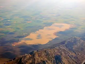 Luchtfoto van de Vogelvaleidam
