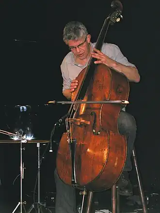 Wilbert de Joode tijdens een concert in Niederstetten, februari 2009