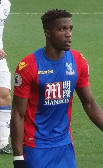 Zaha met Crystal Palace in 2016