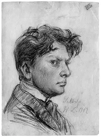 Zelfportret Lehmbruck (1902)