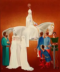 Sint-Nicolaas te paard (ca. 1940), Museum Catharijneconvent