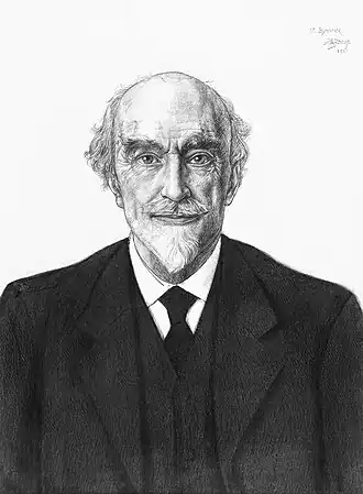 Portret door Jan Toorop (collectie Koninklijke Bibliotheek Den Haag)