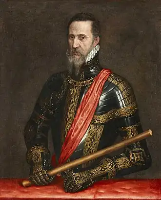 Don Fernando Álvarez de Toledo, schilderij door Willem Key