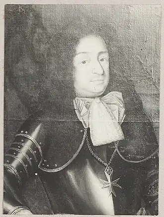 Vorst Willem Maurits van Nassau-Siegen. Anoniem portret, ca. 1690, Siegerlandmuseum, Siegen.